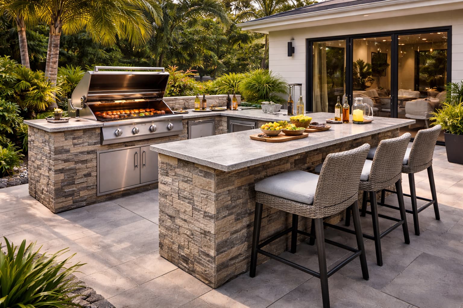 Custom Outdoor Kitchen Port St Lucie | Design and Installs